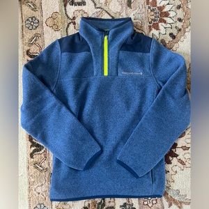 Vineyard Vines Boys Sweater Fleece 1/4 Zip Shep Shirt